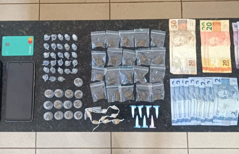 Polícia Militar prende suspeito por tráfico de drogas em São Carlos