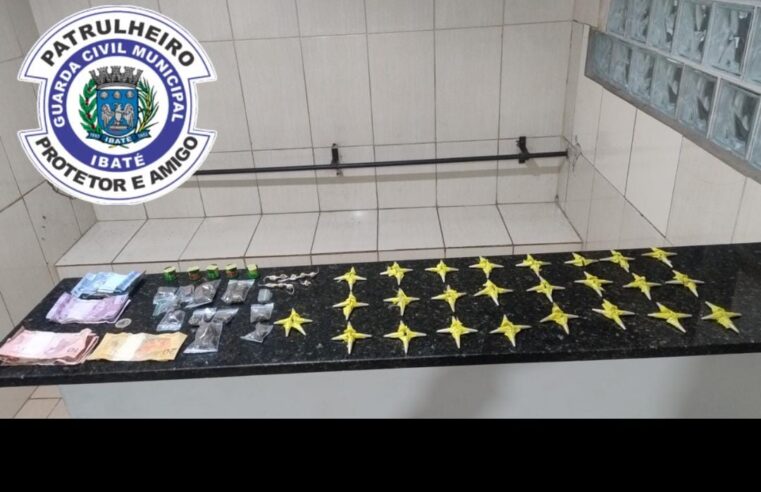 Suspeitos fogem e abandonam sacola com drogas durante patrulhamento da GCM em Ibaté