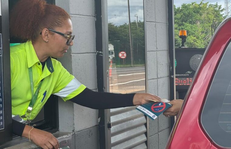 Ecovias Noroeste Paulista realiza ações educativas de segurança viária em Araraquara