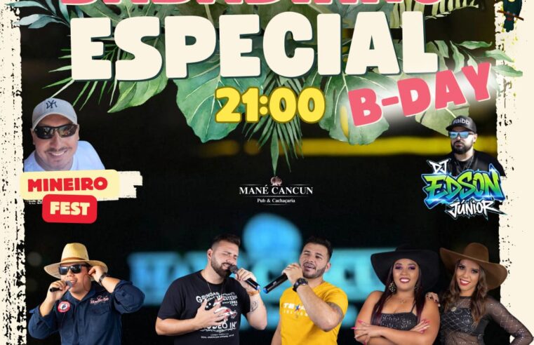 🎉 Sabadinho especial promete agitar o Mané Cancun com o B-Day Mineiro Fest 🎉