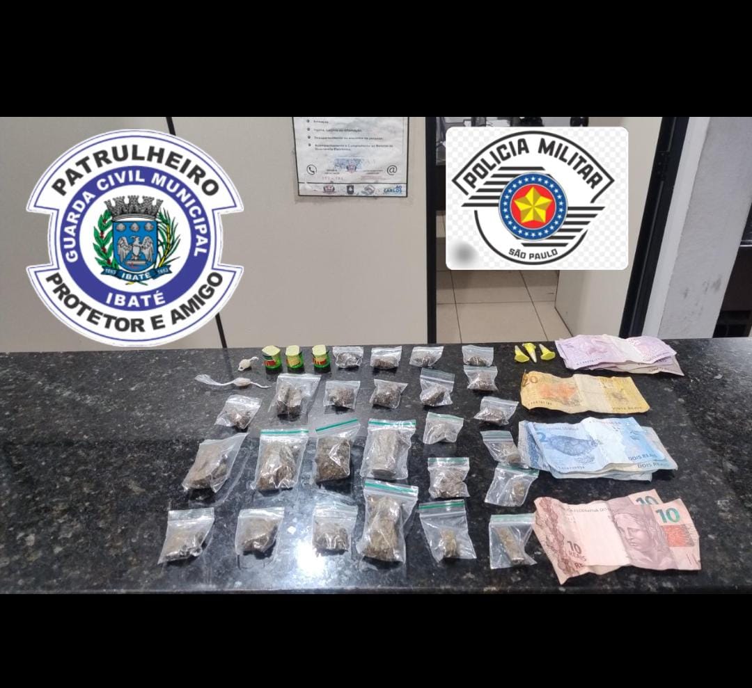 🚨Suspeito foge da GCM e abandona drogas em telhado de residência em Ibaté