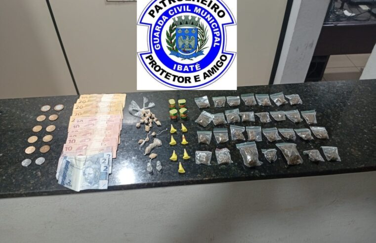 🚨 Jovem é detido por tráfico de drogas no Jardim Cruzado após abordagem da GCM