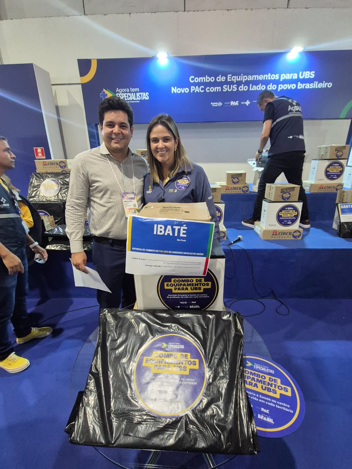 ✅ Ibaté recebe equipamentos do Governo Federal para reforçar atendimento na nova UBS