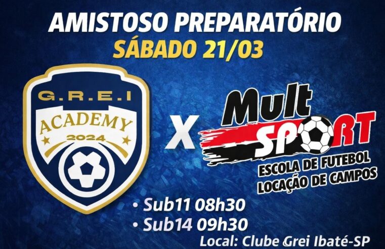 ✅ Grei Academy realiza amistosos e se prepara para temporada 2026
