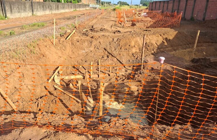 📌 Obra de passarela no Jardim Bandeirantes exige desvio de rede de água em Ibaté