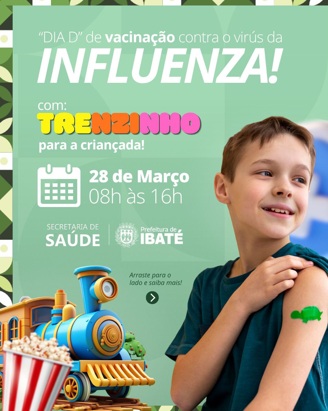 📌 Dia D de vacinação contra a Influenza mobiliza unidades de saúde neste sábado em Ibaté
