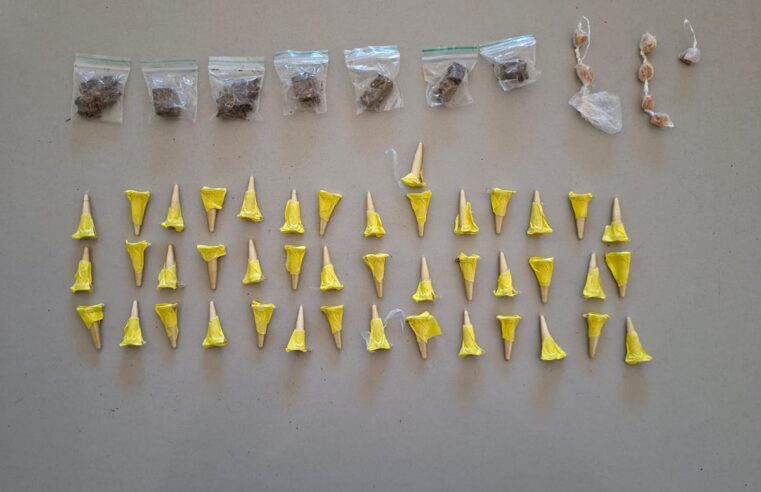 🚨 GCM detém suspeito por tráfico de drogas no Jardim Cruzado, em Ibaté