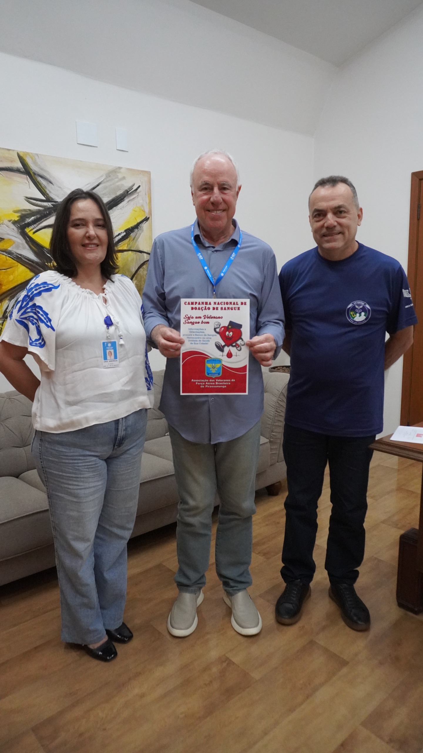 📌 Santa Casa de São Carlos apoia campanha “Seja um Veterano Sangue Bom”