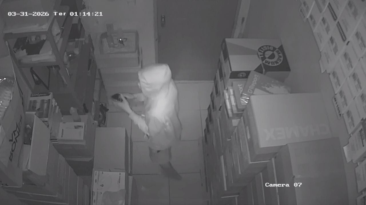 🚨 Tentativa de furto em papelaria no Centro de Ibaté é frustrada após ação rápida da polícia