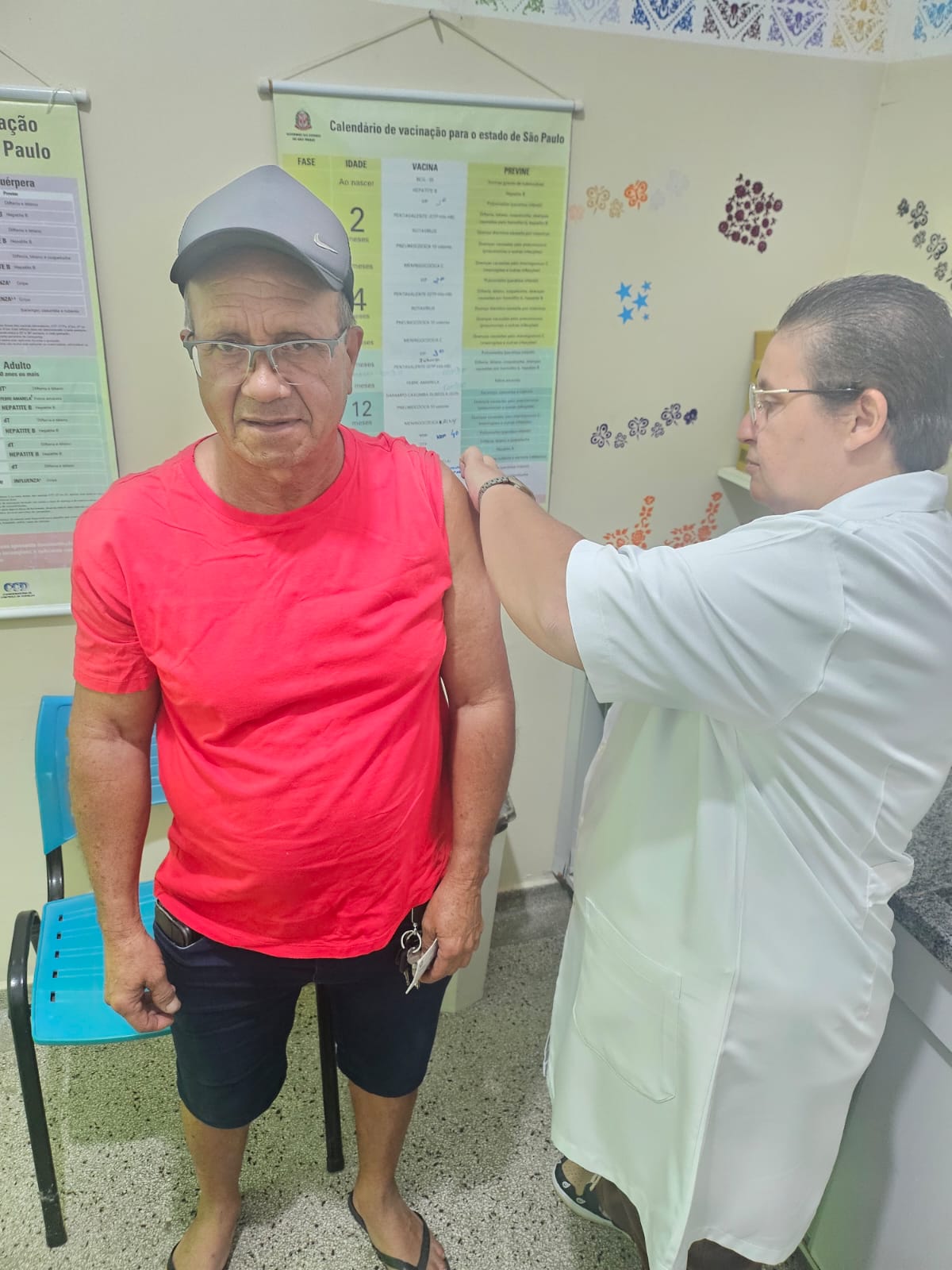 ✅ Dia D de vacinação contra influenza imuniza 744 pessoas do grupo prioritário em Ibaté