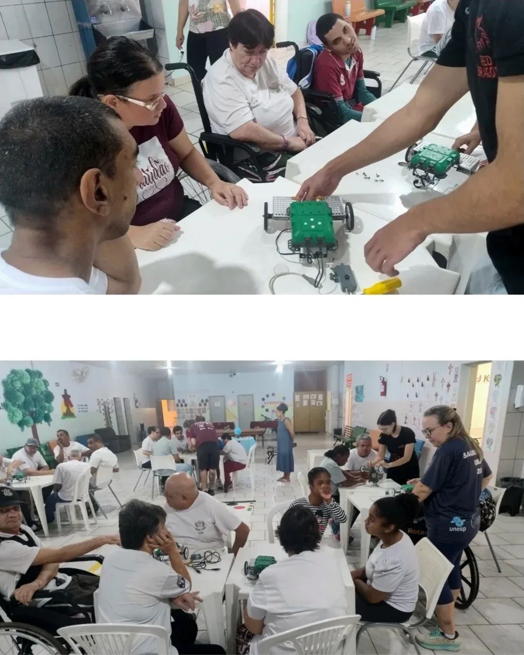 🤖 Oficina de robótica promove inclusão e aprendizado na APAE de Ibaté