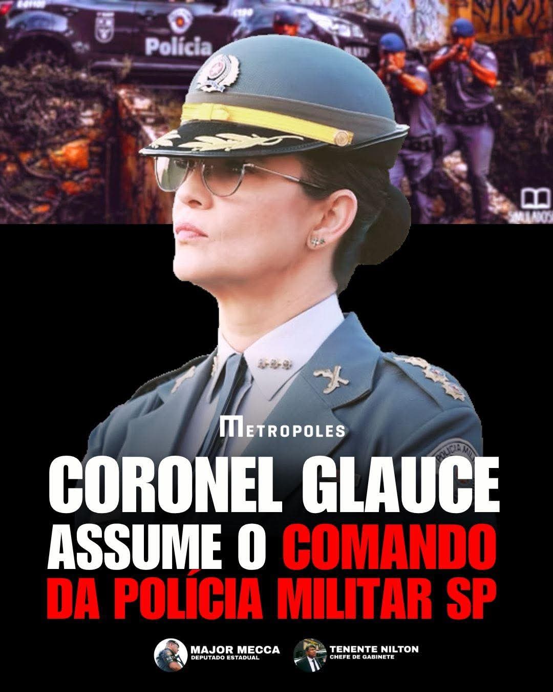 📌 Coronel Glauce assume Comando-Geral e faz história na Polícia Militar de São Paulo