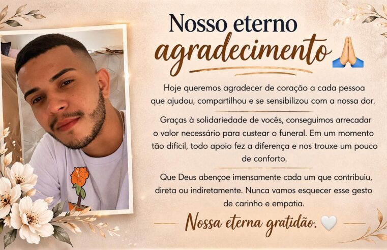 🙏 🤍 Nosso eterno agradecimento 🤍🙏