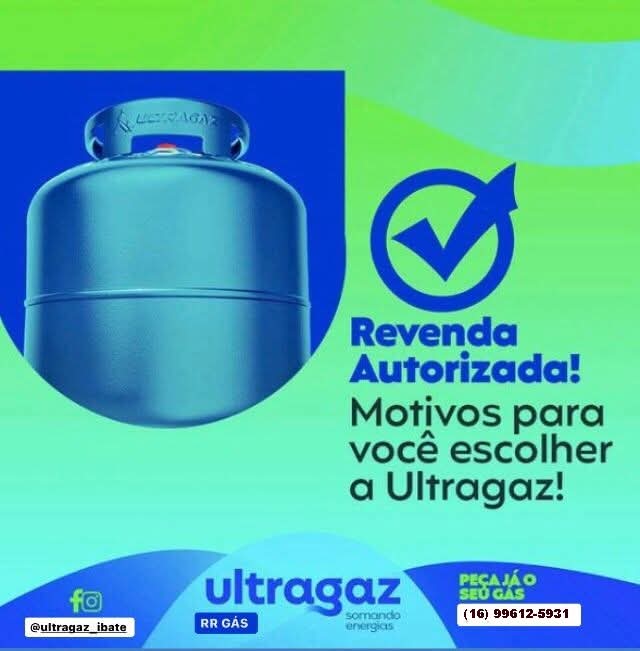 Precisou de gás ou água? 🔥💦A nº 1 do mercado está sempre pronta para atender em Ibaté e região, Ultragaz RR Gás Ibaté!