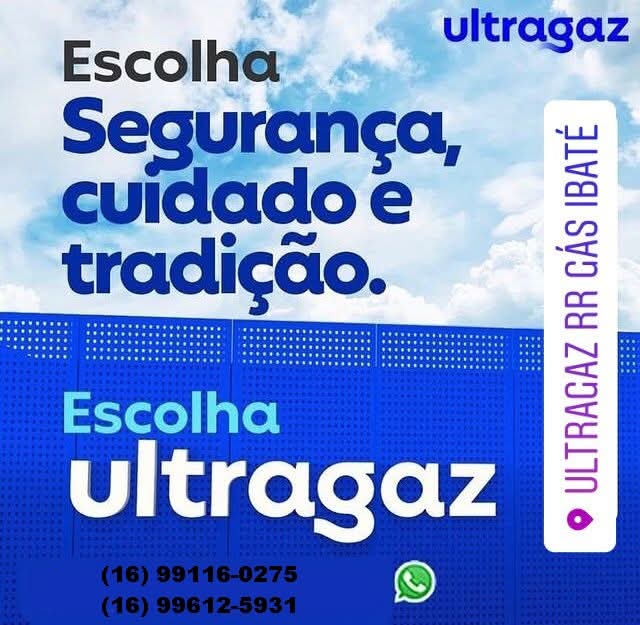 🔥 Precisou de gás ou água? A solução está na Ultragaz RR Gás Ibaté!
