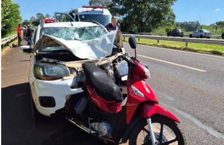 🚨 Homem morre e filha fica em estado grave após colisão traseira na SP-345