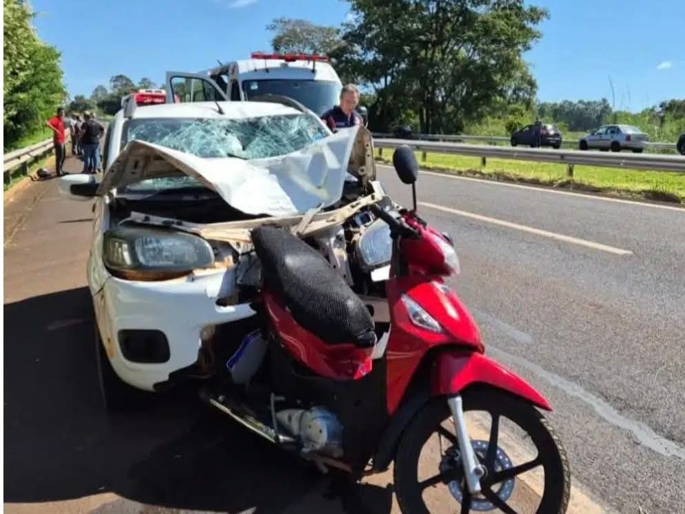 🚨 Homem morre e filha fica em estado grave após colisão traseira na SP-345