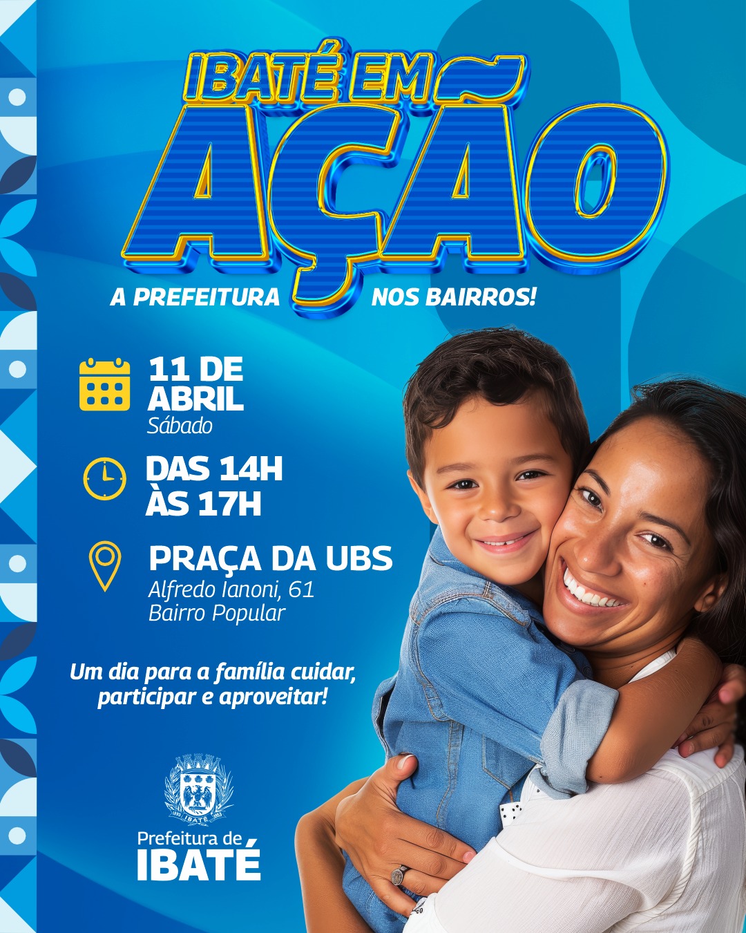 📌 Ibaté em ação chega ao bairro popular com serviços, lazer e atendimento à população