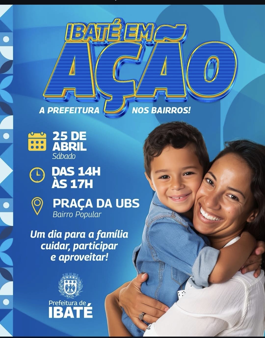 📌 Prefeitura de Ibaté adia “Ibaté em Ação” para 25 de abril por previsão de chuva