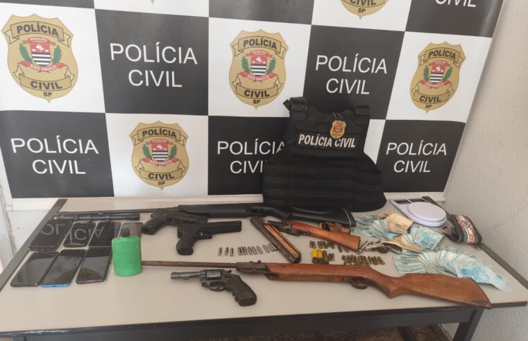🚨 Operaçã da Polícia Civil de Ibaté apreende armas e materiais ilegais no Jardim Cruzado