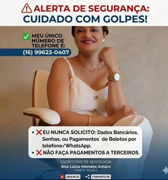 🚨 Alerta de segurança à população 🚨