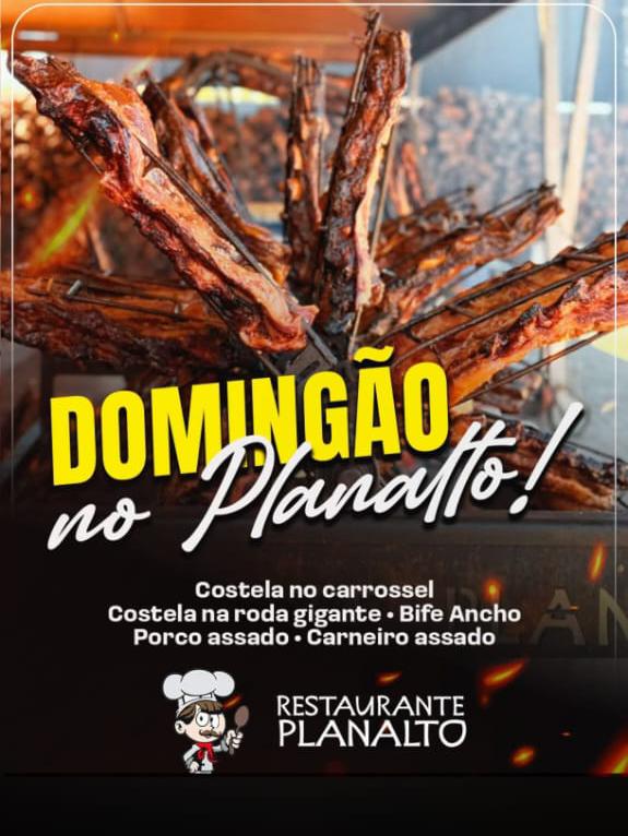 🔥 Domingão pede sabor de verdade… e o Restaurante Planalto entrega! 😏