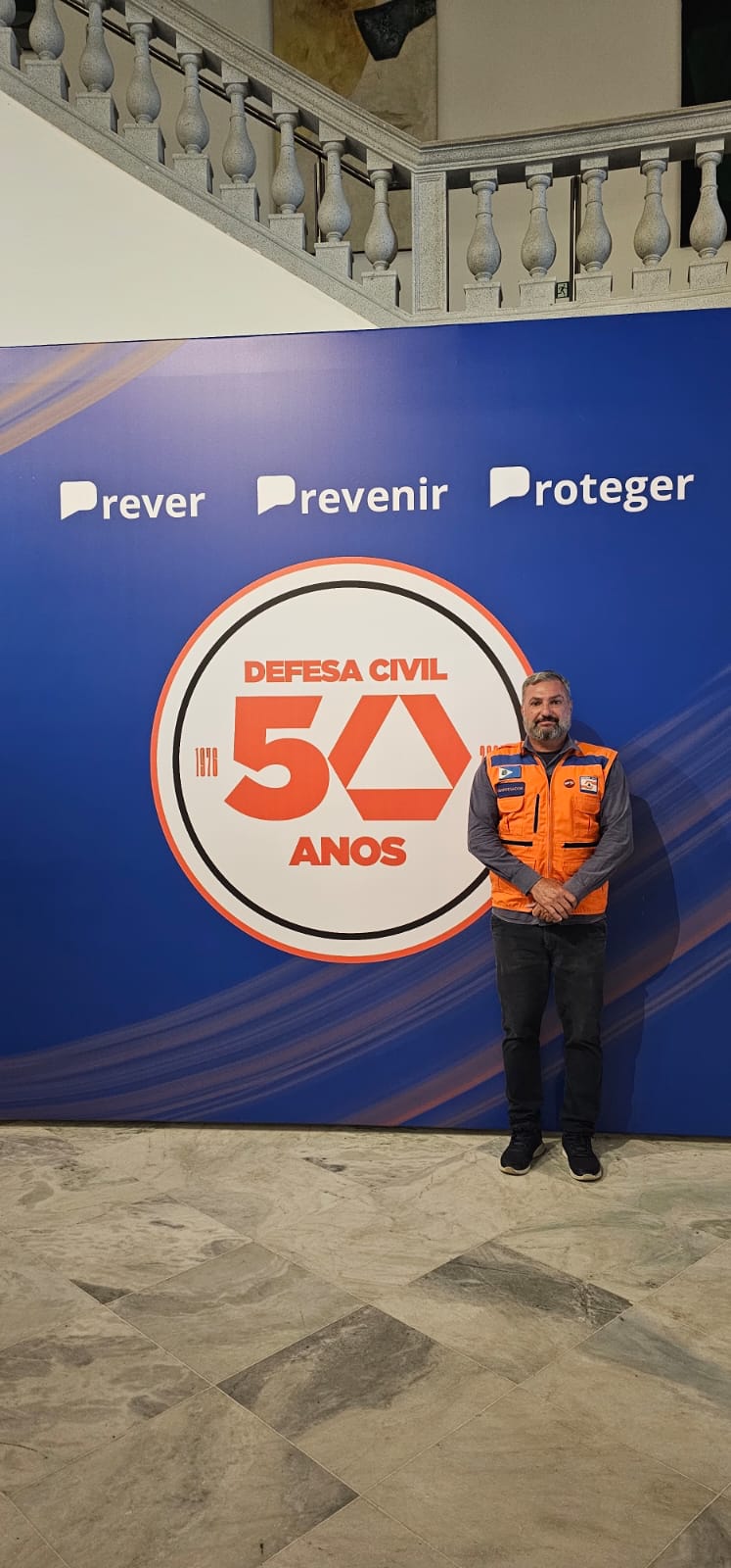 🚨 Diretor da Defesa Civil de Ibaté participa de celebração dos 50 anos da Defesa Civil do Estado de São Paulo