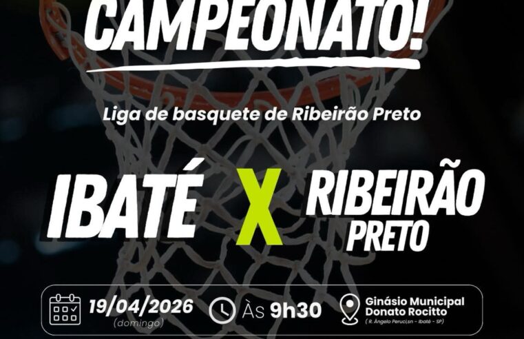 📌 Ibaté recebe partida da Liga de Basquete neste domingo no Ginásio Donato Rocitto