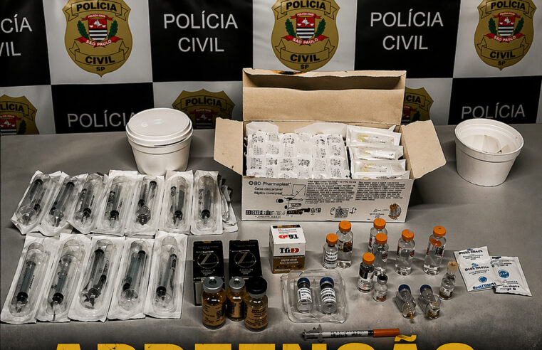 🚨Polícia Civil prende mulher por comercialização irregular de substâncias injetáveis em São Carlos