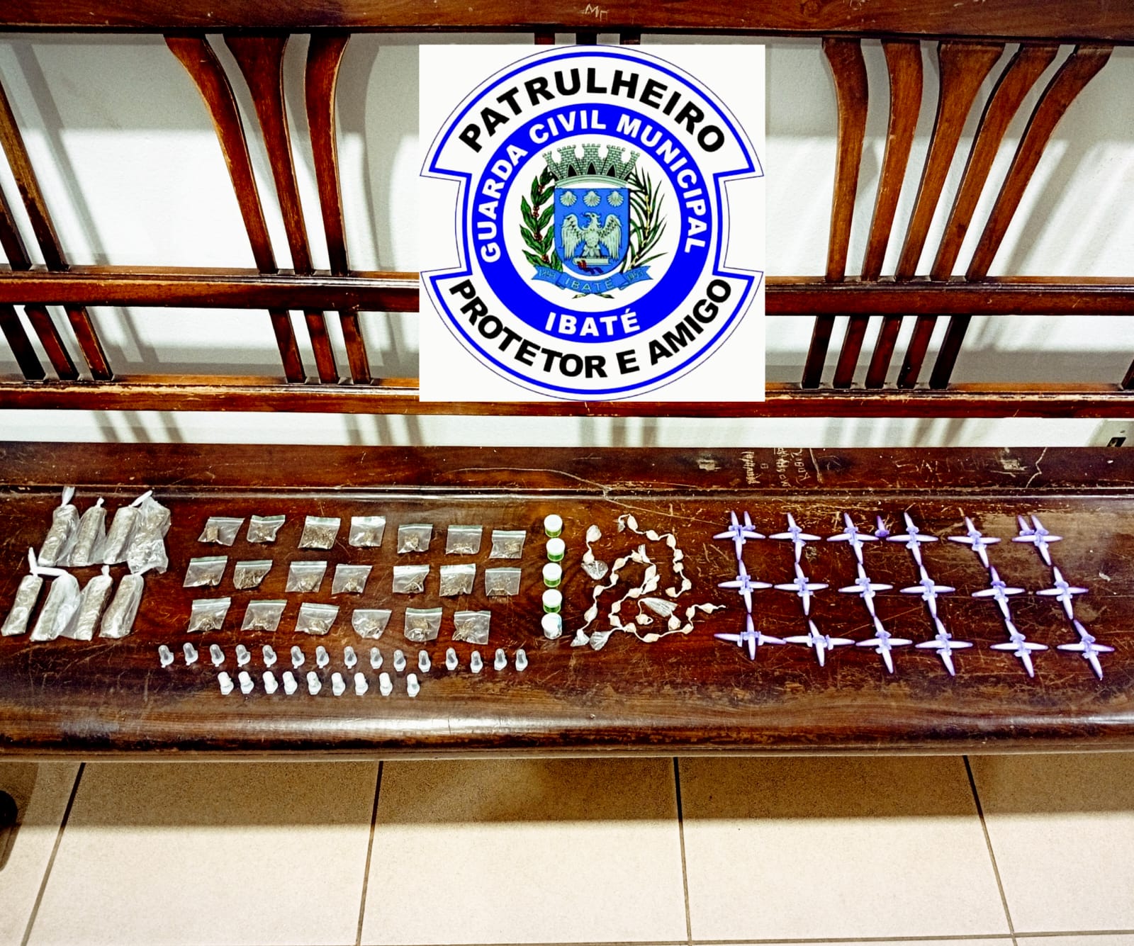 🚨 Guarda Municipal apreende drogas durante patrulhamento no Jardim Icaraí