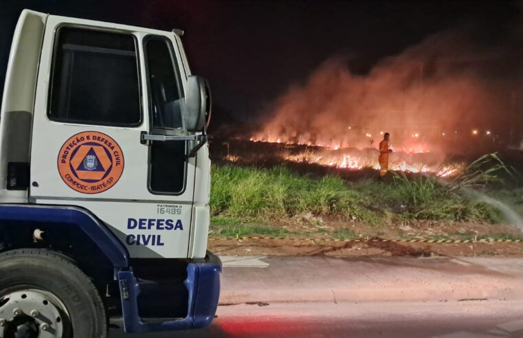🚨 Ação rápida da Defesa Civil evita danos maiores em incêndio em Ibaté