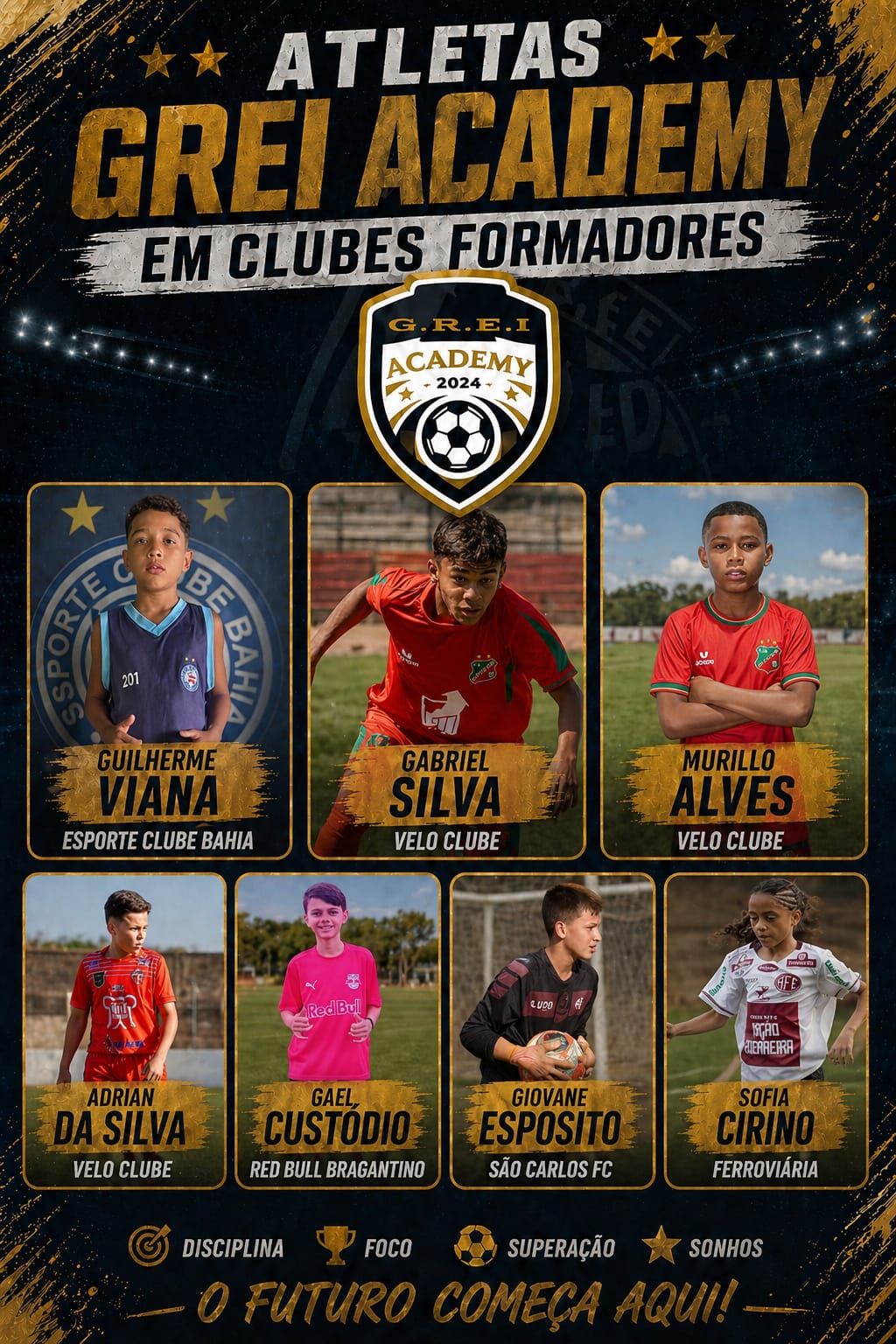 ⚽🔥 Sonhos que saem do campo de treino e começam a ganhar o mundo…