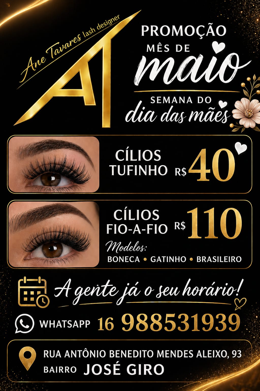 ✨Promoção especial de maio com a Ane Tavares ✨