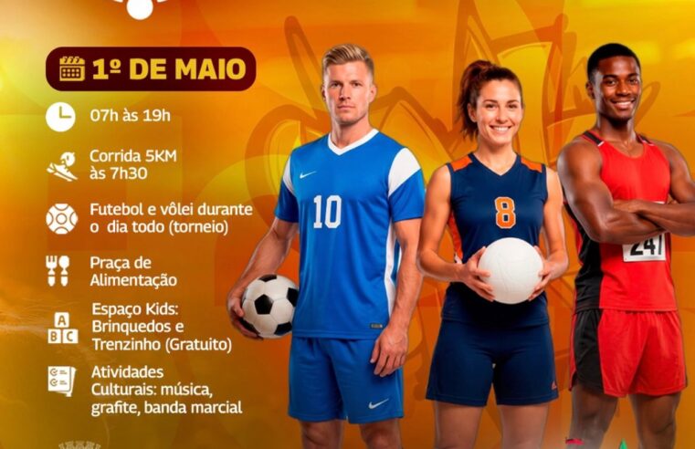 📌 Festival do Trabalhador promete dia inteiro de esporte, cultura e diversão em Ibaté
