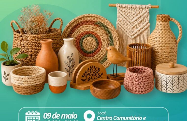 🎨🧶 1ª Feira de Artesanato de Ibaté acontece neste sábado!