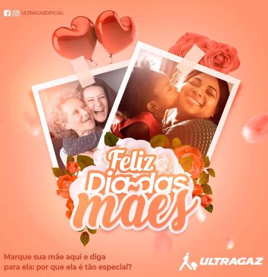 💚 A Ultragaz RR Gás deseja um Feliz Dia das Mães para todas as mulheres extraordinárias que têm o prazer e o privilégio de chamar de clientes! 🌷