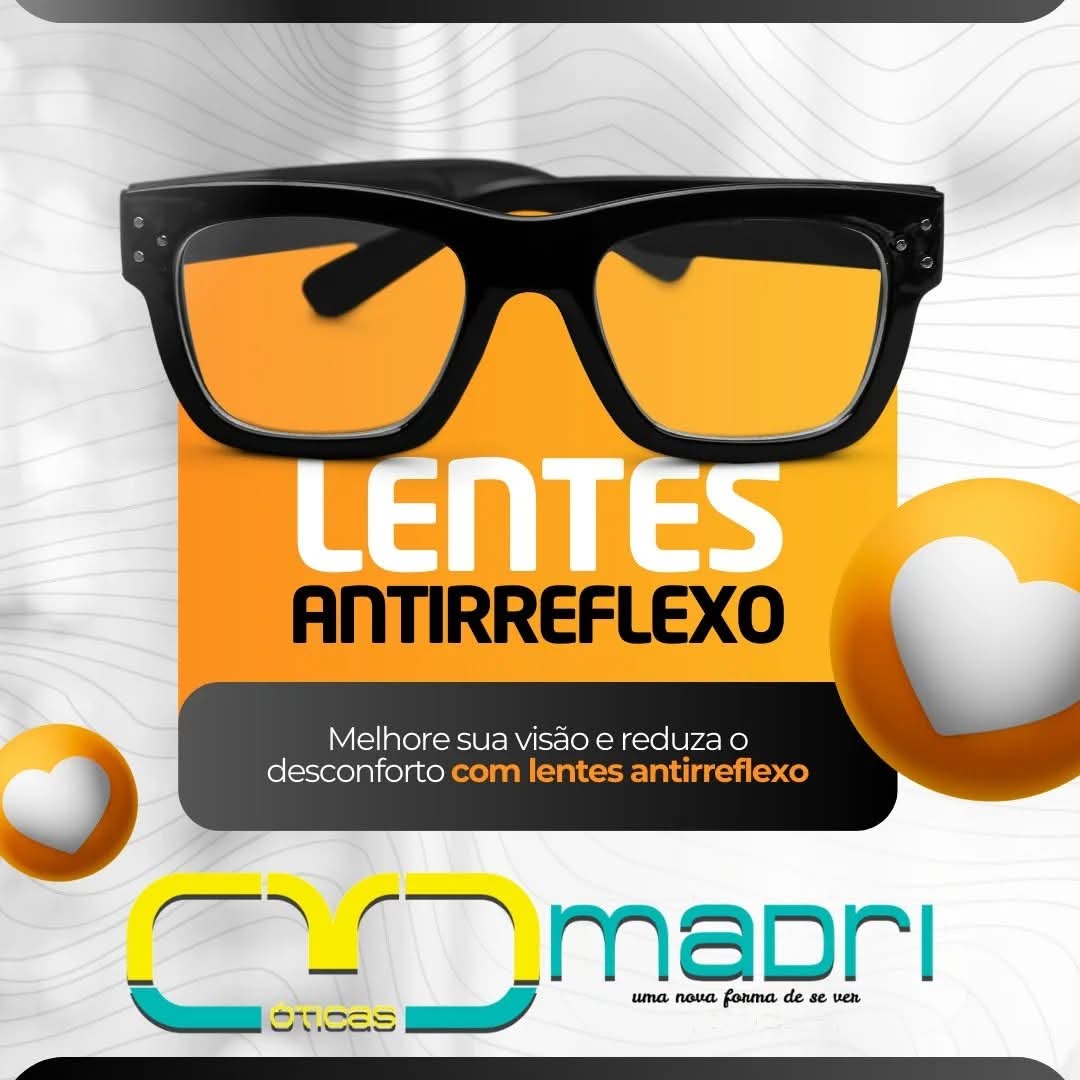 👓✨ Mais conforto e qualidade para a sua visão você encontra na Ótica Madri Ibaté ! ✨👓