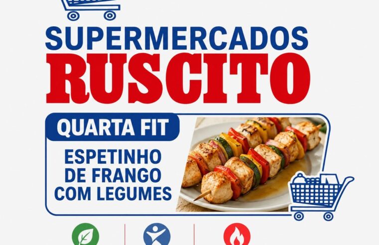 O Supermercados Ruscito preparou mais uma deliciosa opção da Quarta Fit para quem busca sabor e alimentação equilibrada! 🥗🍢