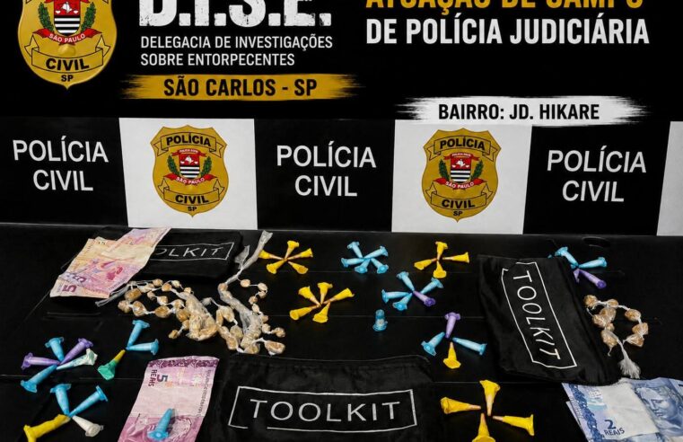 Operação da D.I.S.E. de São Carlos resulta na prisão de duas mulheres por tráfico de drogas no Jardim Hikare