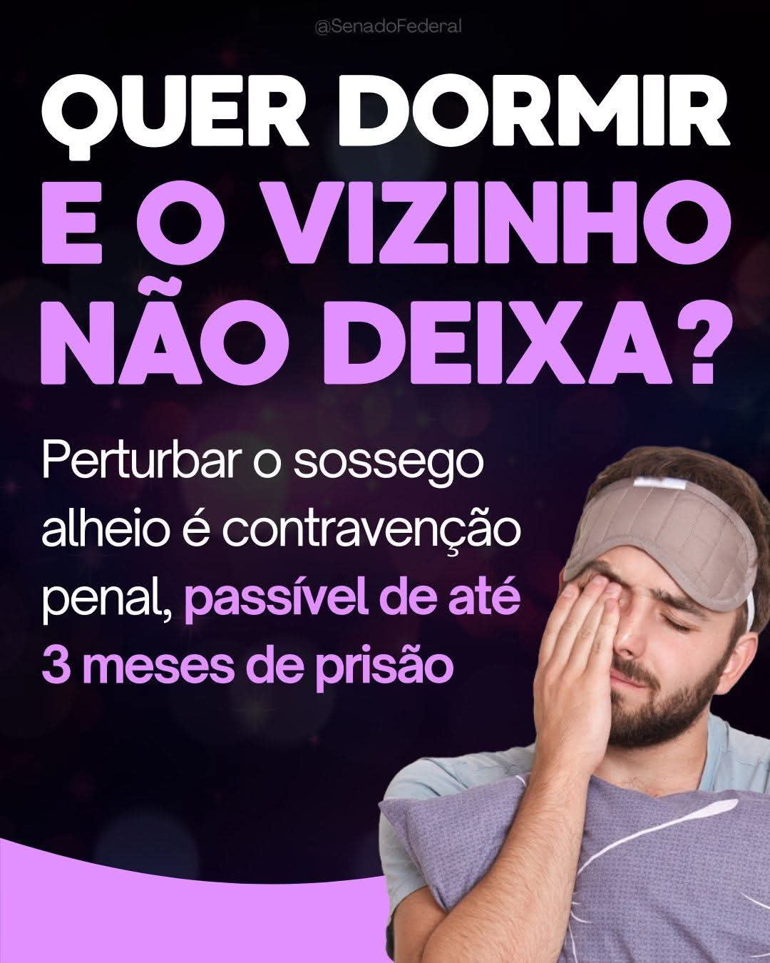 🚨 Perturbação do sossego pode resultar em prisão ou multa, prevê legislação