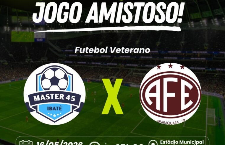 ⚽ Sábado é dia de grande amistoso no Estádio Municipal de Ibaté!