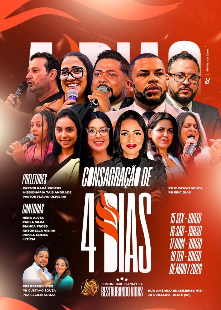 🔥 Ibaté viverá dias de fé, adoração e transformação!