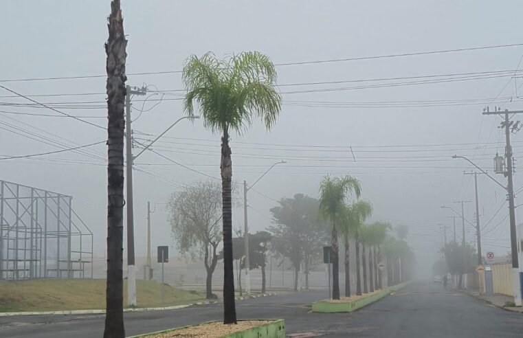 📌 Terça-feira amanhece com friozinho e neblina em Ibaté