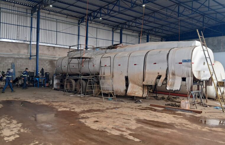 🚨 Trabalhador sofre acidente em fábrica no Distrito Industrial de Ibaté e é socorrido pela Defesa Civil e Guarda Municipal