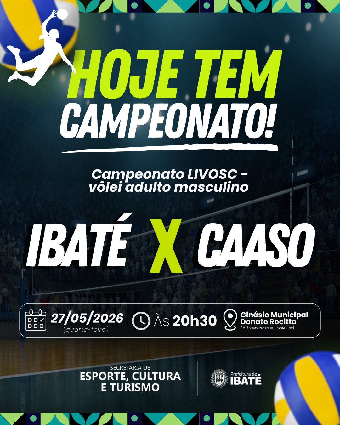 🚨 Ibaté recebe confronto do Campeonato LIVOSC nesta quarta-feira