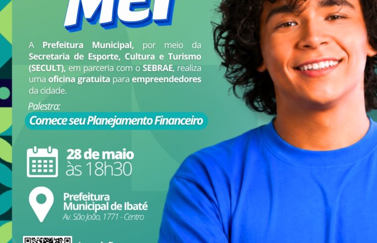 🚨 Prefeitura de Ibaté e Sebrae promovem oficina gratuita para empreendedores