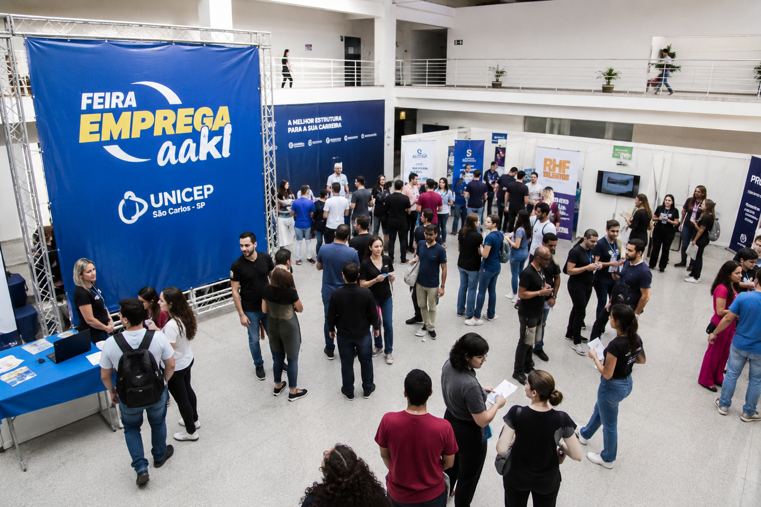 📌 A Feira Empregaaki UNICEP 2026 chega à sua 4ª edição com novas parcerias e mais oportunidades de emprego para estudantes e toda a comunidade de São Carlos e região. O evento será realizado no dia 13 de junho, das 9h às 13h, no Centro Universitário Central Paulista (UNICEP), com entrada gratuita e aberta ao público.