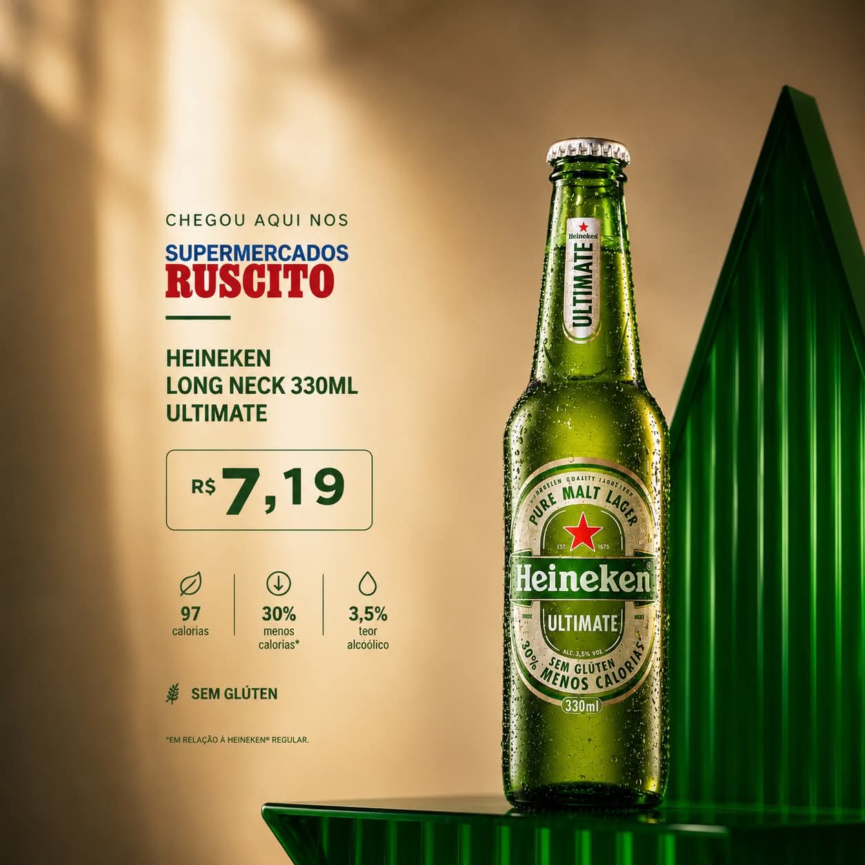🍻 Novidade chegando para os clientes dos Supermercados Ruscito!