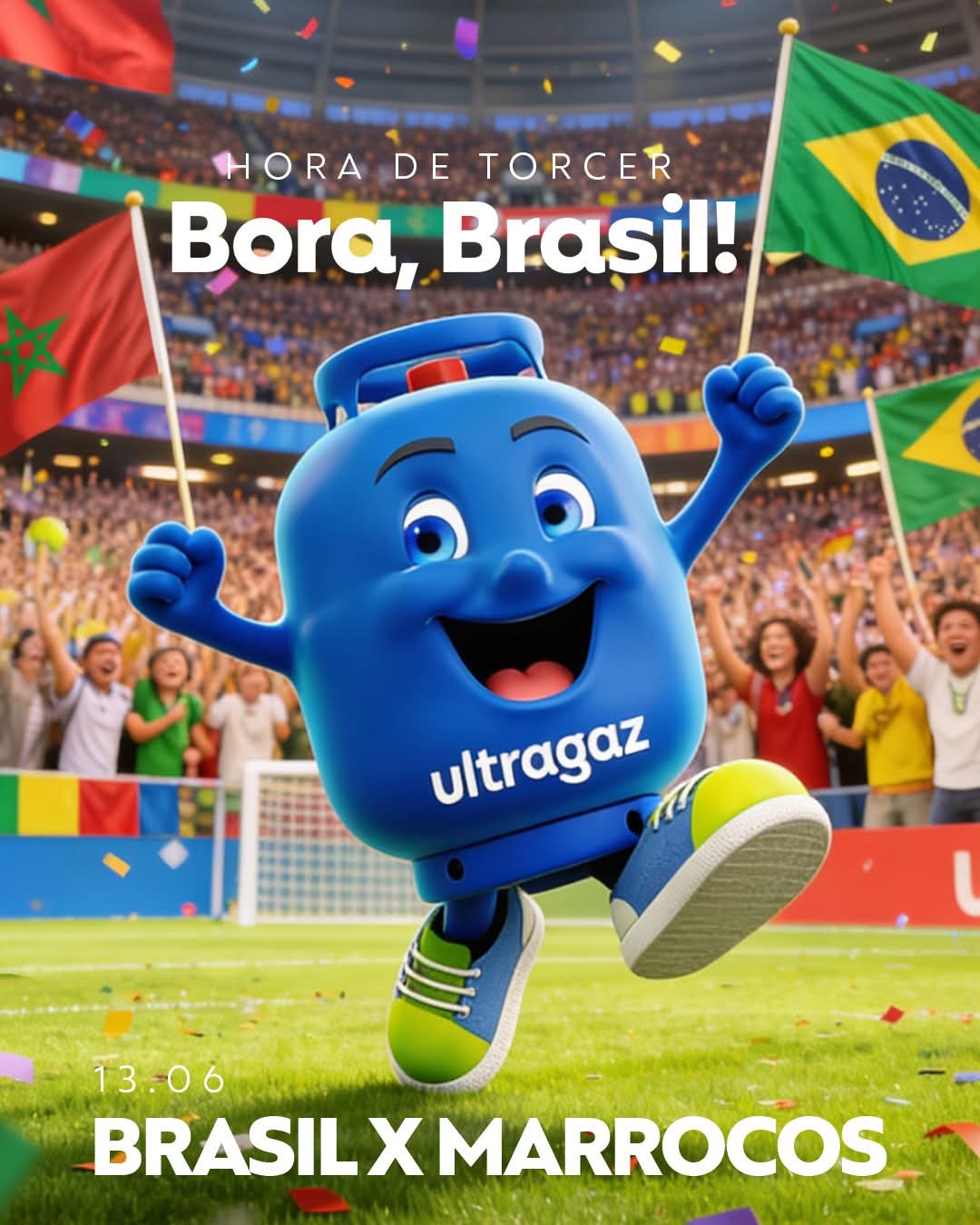 🇧🇷⚽ Hoje é dia de torcer pelo Brasil!