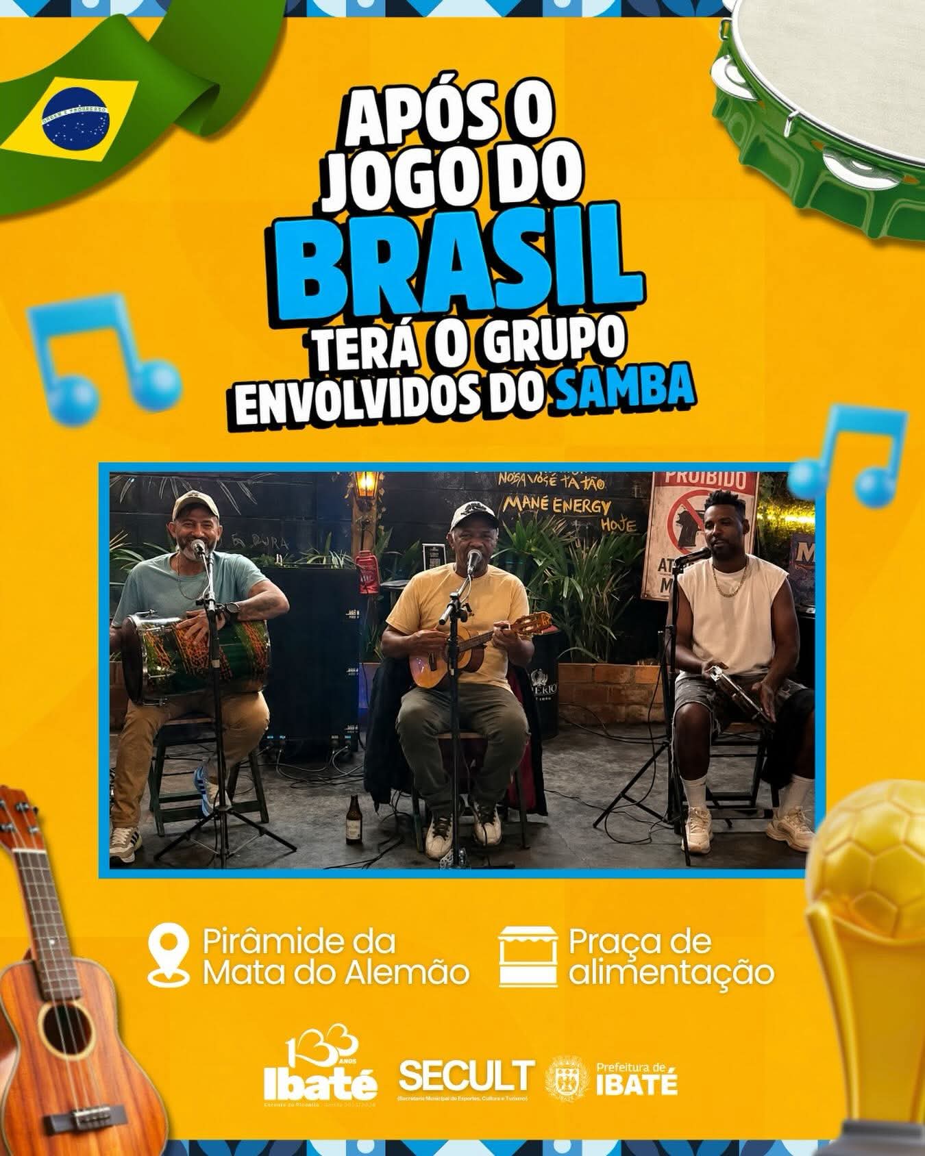 🇧🇷🎶 Está acontecendo neste momento!